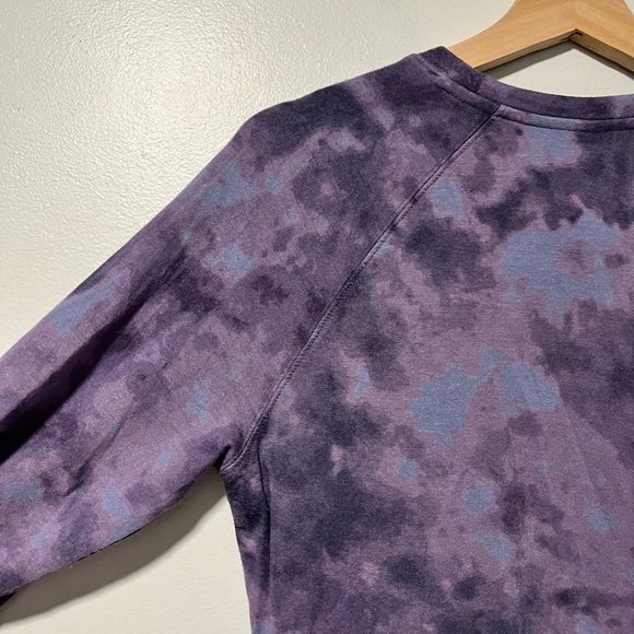 Athleta Purple Tie-Dye Long Sleeve Sweatshirt – Size Small - Picture 8 of 14